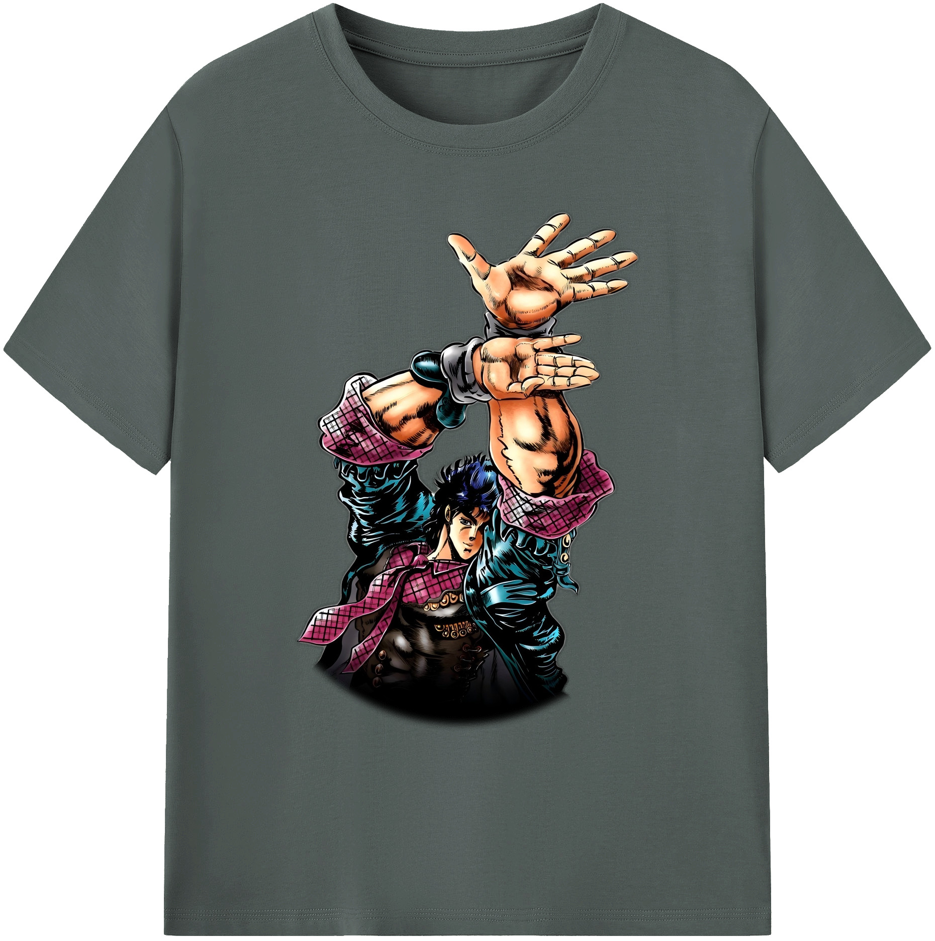 （画像用） ジョジョの奇妙な冒険 /ジョナサン?ジョースター JoJo's Bizarre Adventure Jonathan Joestar 綿100％ メンズ半袖Tシャツ｜肌触りやわらか＆通気性